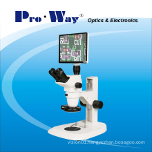 Professional Video Digital LCD Screen Zoom Stereo Microscope (ZTX-PW6745LCD)